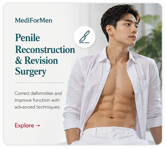 Penile reconstruction & revision — MediForMen urology clinic, Seomyeon, Busan