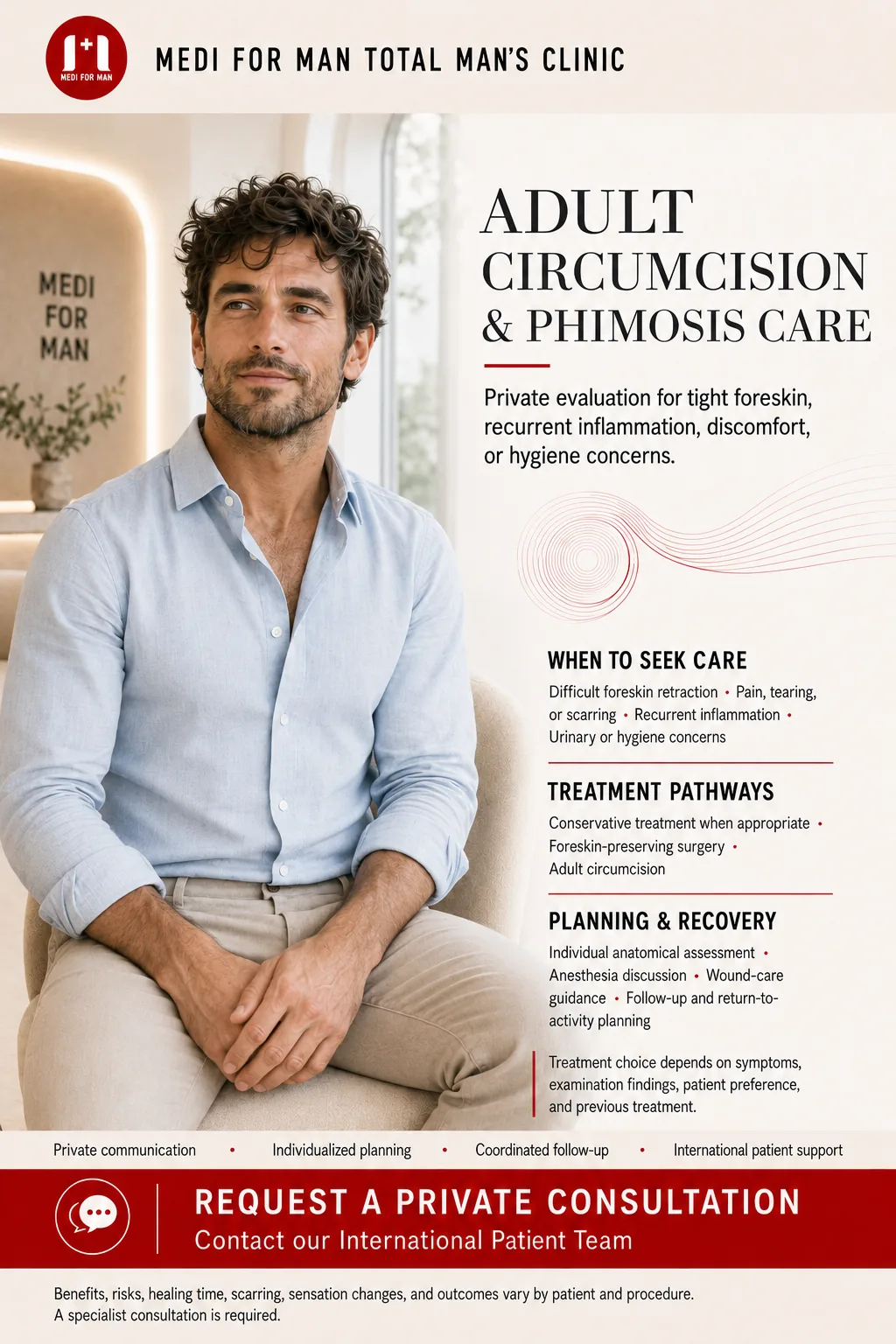 Laser Circumcision — Seomyeon, Busan — MediForMen urology clinic, Seomyeon, Busan
